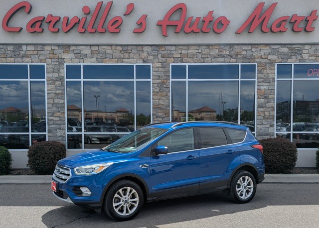 Lightning Blue Metallic 2019 Ford Escape SEL AWD SUV / Crossover All-Wheel Drive Automatic