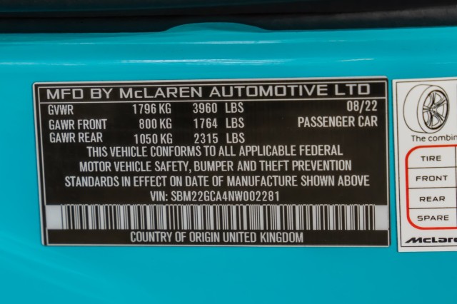 Used Car 2022 Mclaren Gt  For Sale Under $170,000 In Boerne, Texas
