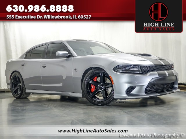 Silver (Billet Clearcoat) 2016 Dodge Charger SRT Hellcat RWD Sedan Rear-Wheel Drive Automatic