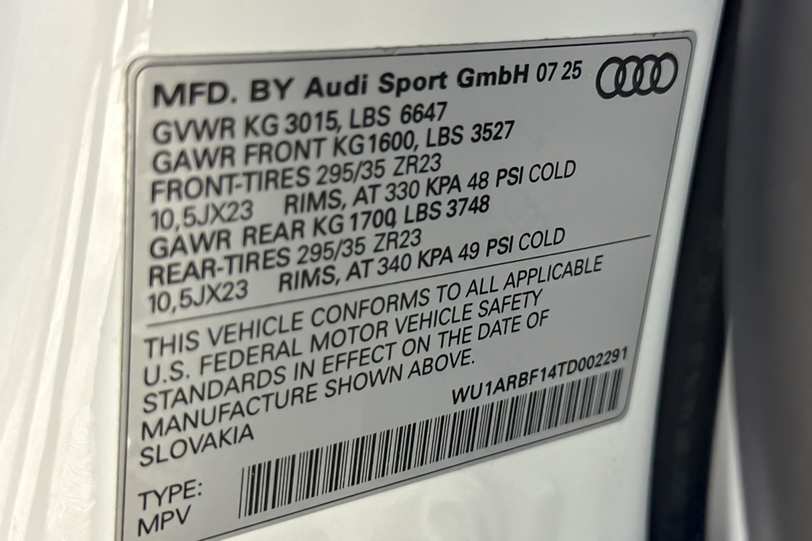 New 2026 Glacier White Metallic Audi performance quattro image 24