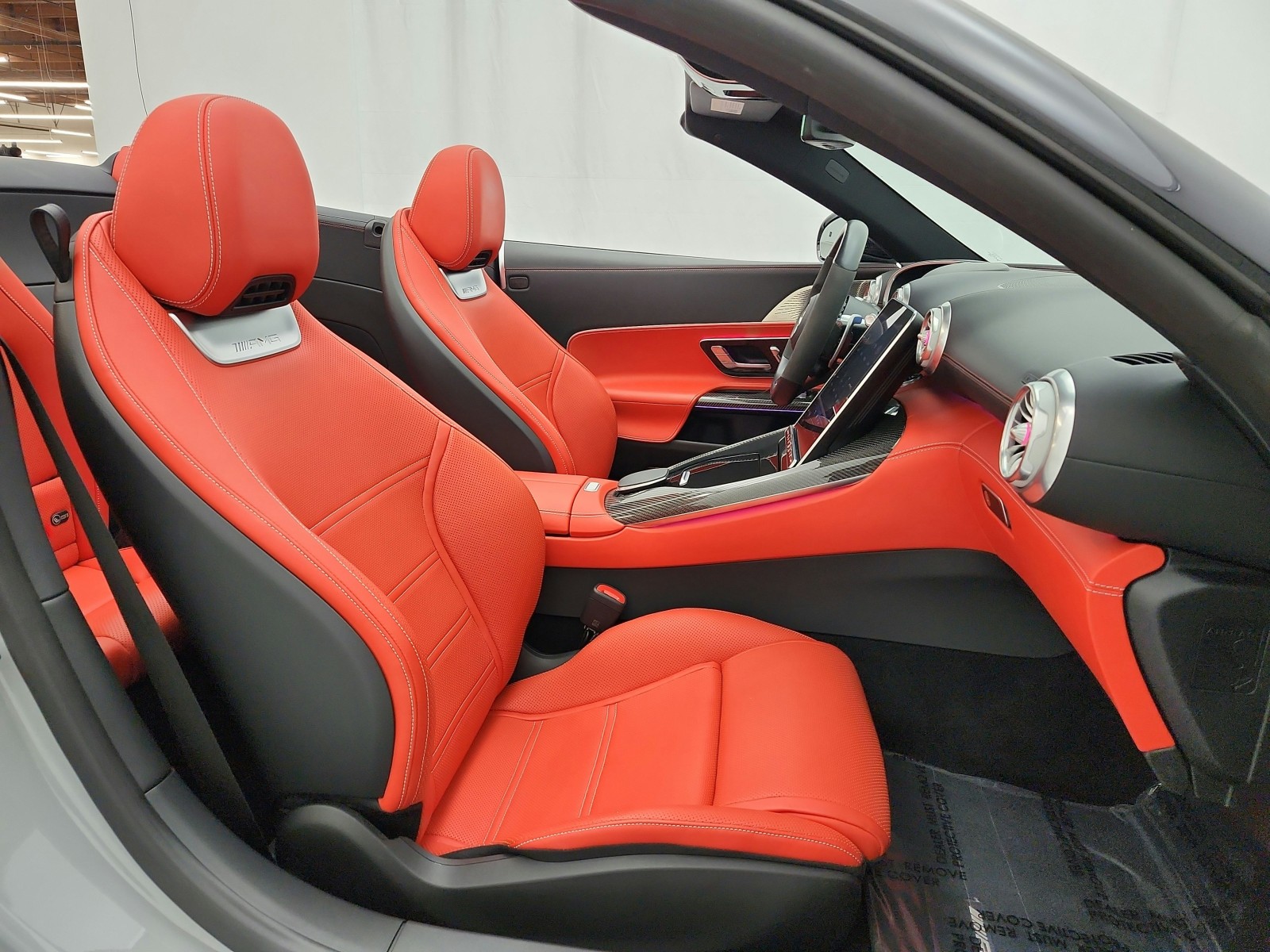 Certified Used 2022 MANUFAKTUR Alpine Grey Mercedes-Benz AMG® SL 63 Roadster image 17