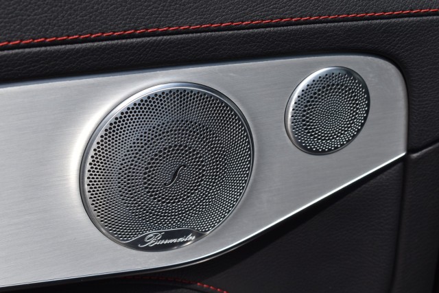 2018 Mercedes-Benz C-Class AMG AWD Leather Burmester Sound Moonroof Heated Front Seats Keyless Start Bluetooth Blind Spot 33