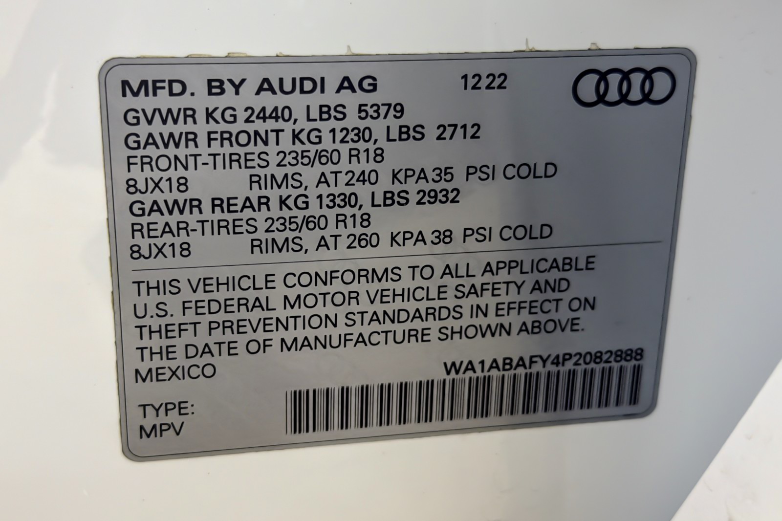 Used 2023 Ibis White Audi Premium 40 TFSI quattro image 27