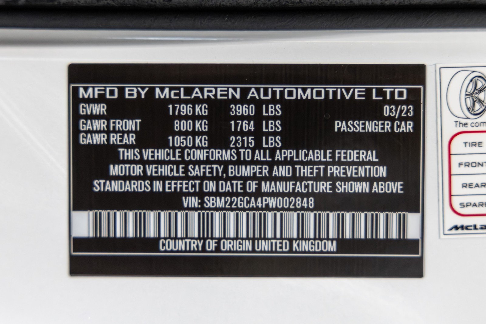 Used Car 2023 Mclaren Gt  For Sale Under $180,000 In Boerne, Texas