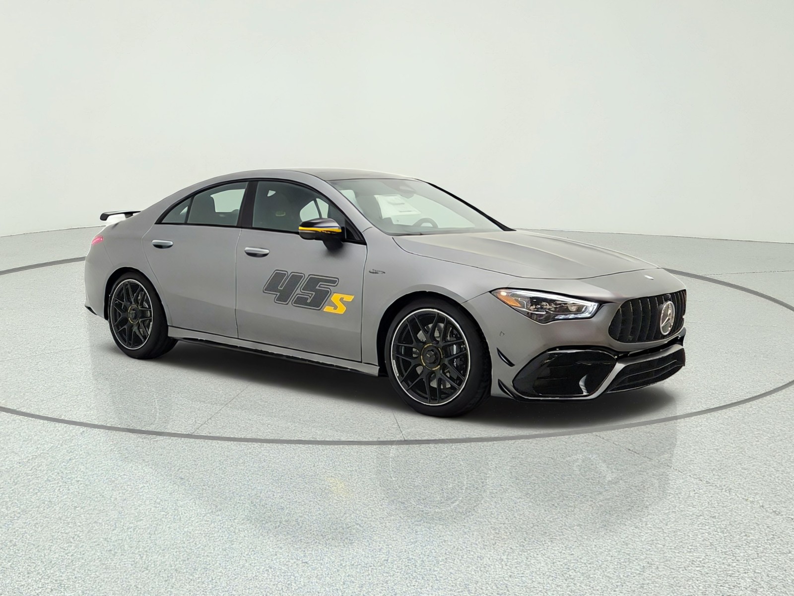 New 2026 MANUFAKTUR Mountain Grey Magno Mercedes-Benz AMG® CLA 45 4MATIC Coupe image 3