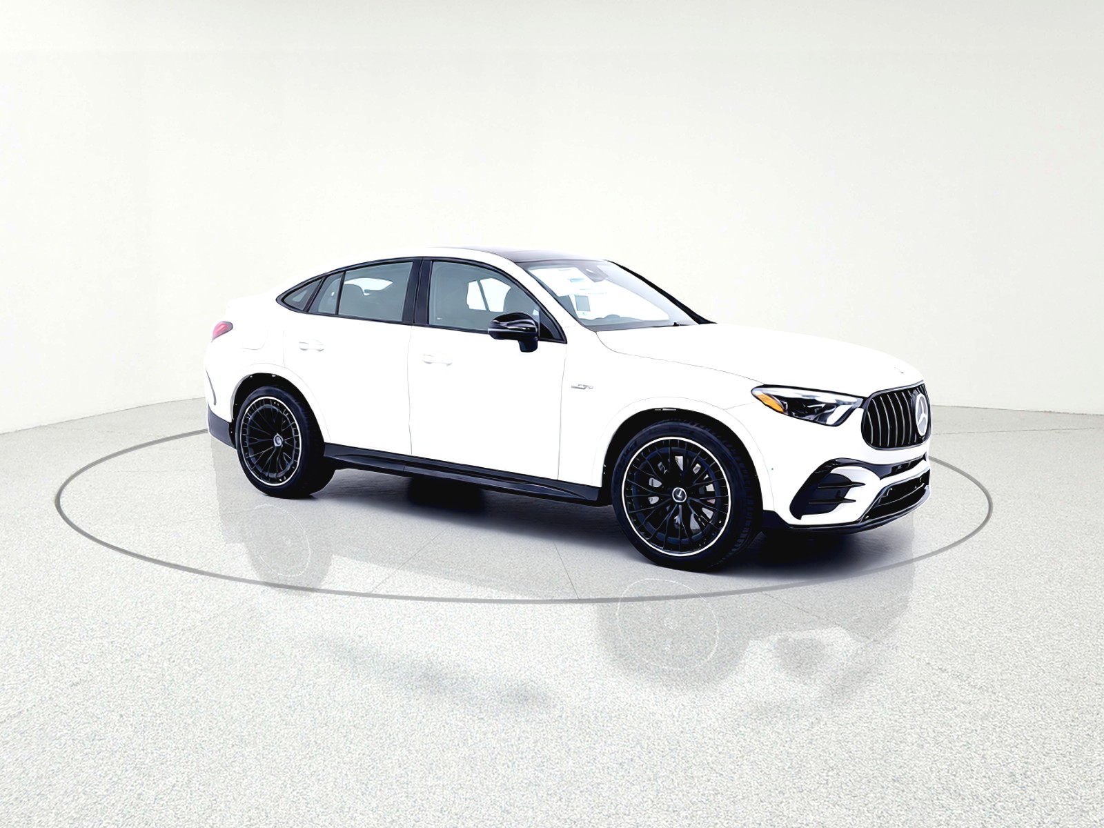 New 2026 MANUFAKTUR Moonlight White Metallic Mercedes-Benz AMG® GLC 43 4MATIC Coupe image 18