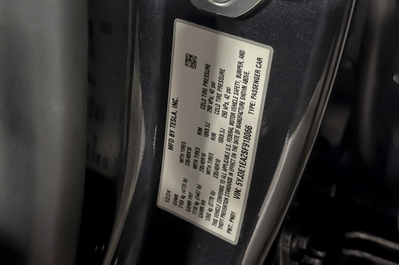 Used 2025 GREY Tesla Long Range RWD image 27