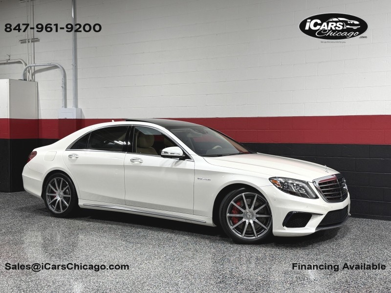 designo Diamond White 2015 Mercedes-Benz S-Class Sedan All-Wheel Drive Automatic