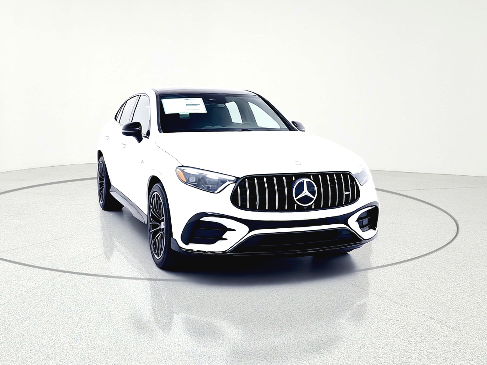 New 2026 MANUFAKTUR Moonlight White Metallic Mercedes-Benz AMG® GLC 43 4MATIC Coupe image 6