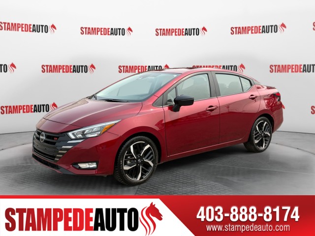 Red (Scarlet Ember Tintcoat) 2024 Nissan Versa Sedan Front-Wheel Drive Automatic