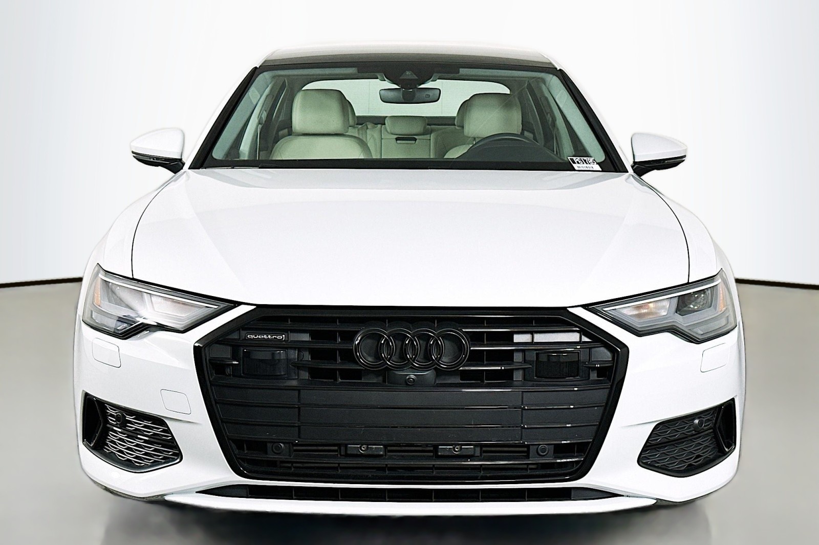 Used 2023 Glacier White Metallic Audi Premium Plus image 2