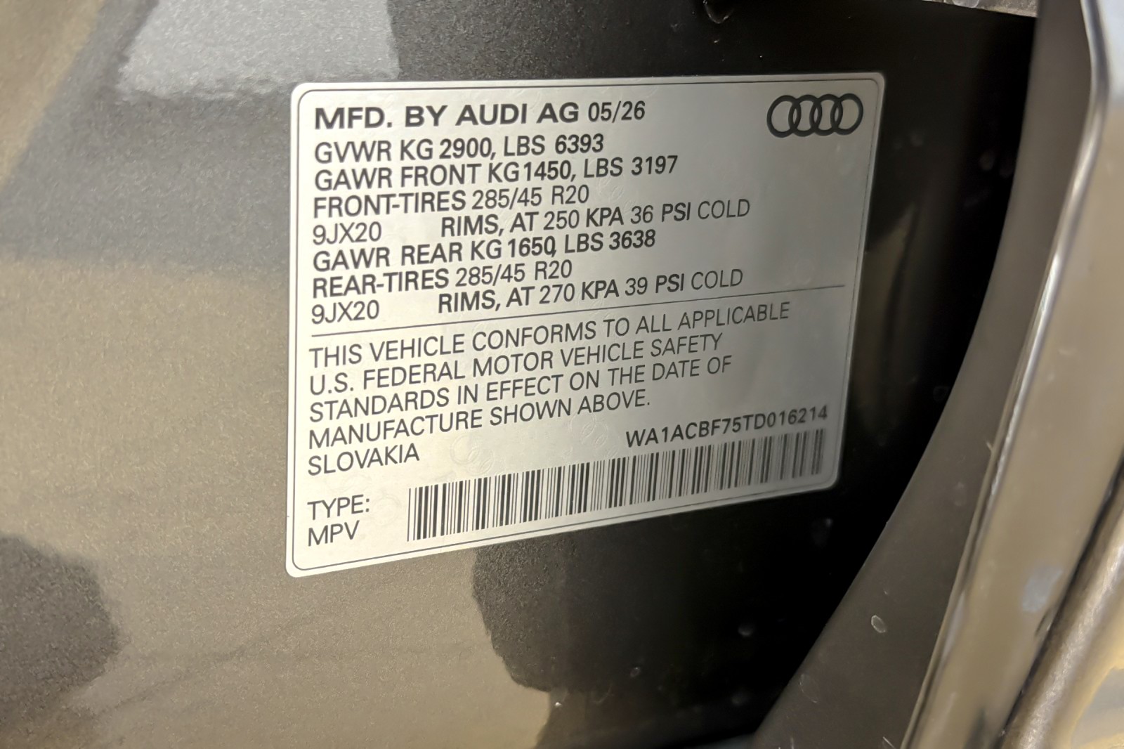 New 2026 Samurai Gray Metallic Audi Premium 45 quattro *Ltd Avail* image 28
