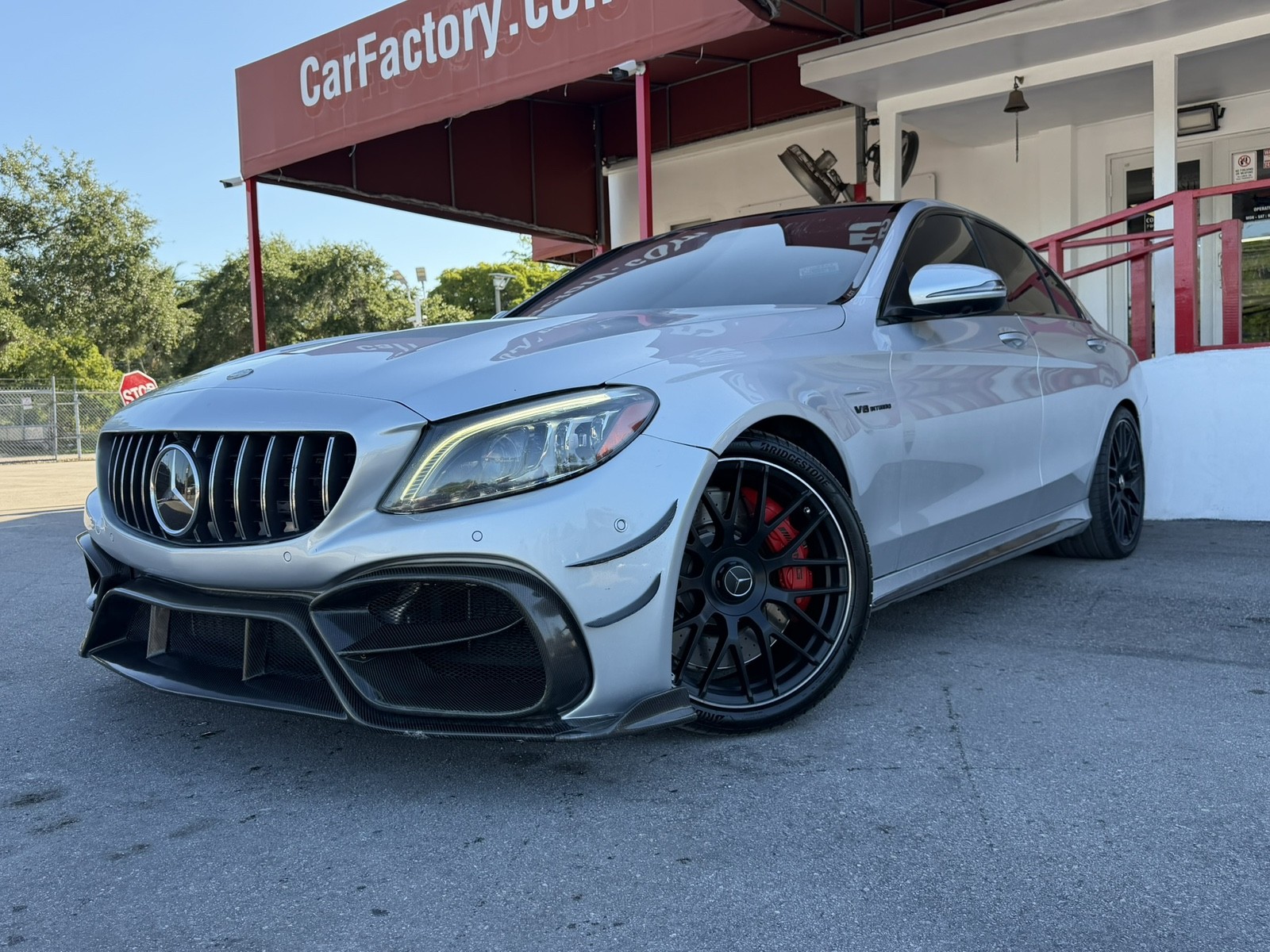 Iridium Silver 2019 Mercedes-Benz C-Class Sedan Rear-Wheel Drive Automatic