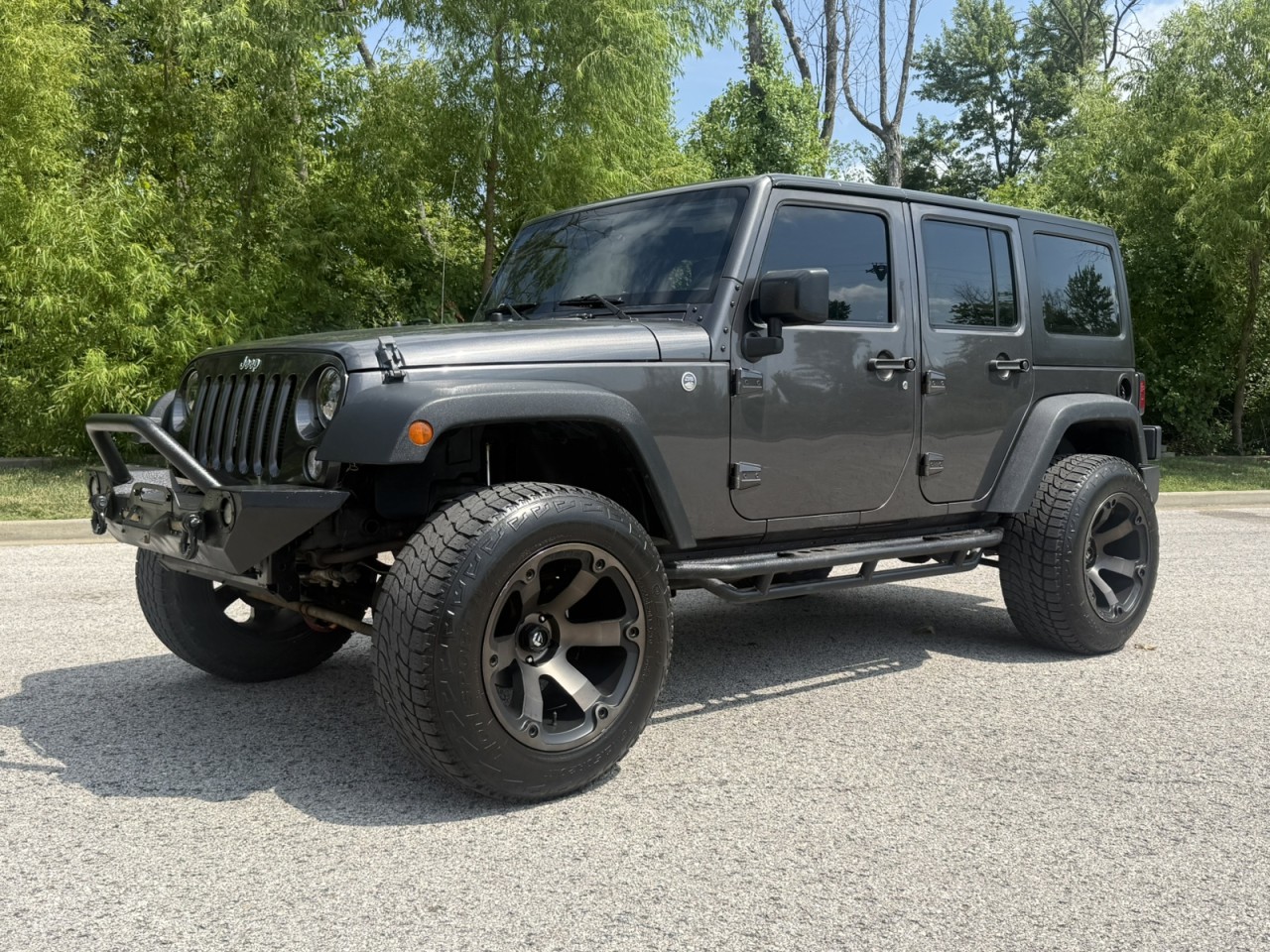 Gray (Granite Crystal Metallic Clearcoat) 2017 Jeep Wrangler SUV / Crossover Four-Wheel Drive Manual