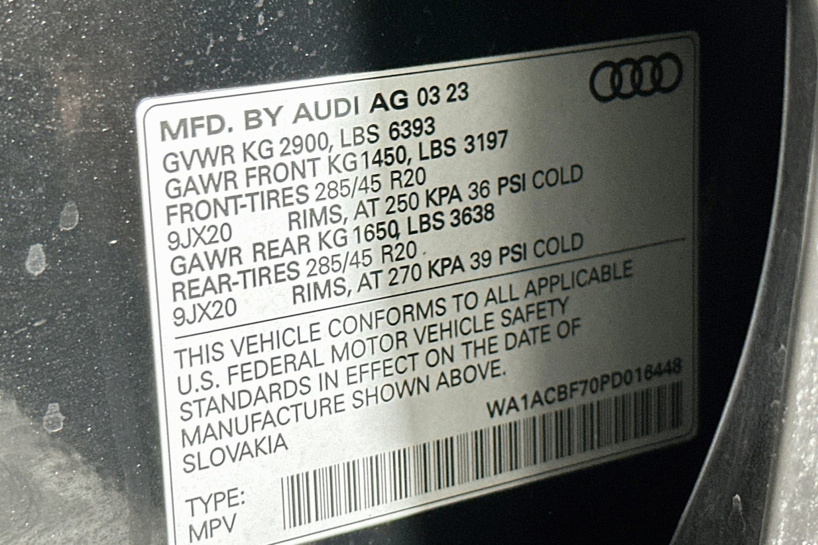 Used 2023 Mythos Black Metallic Audi Premium image 24