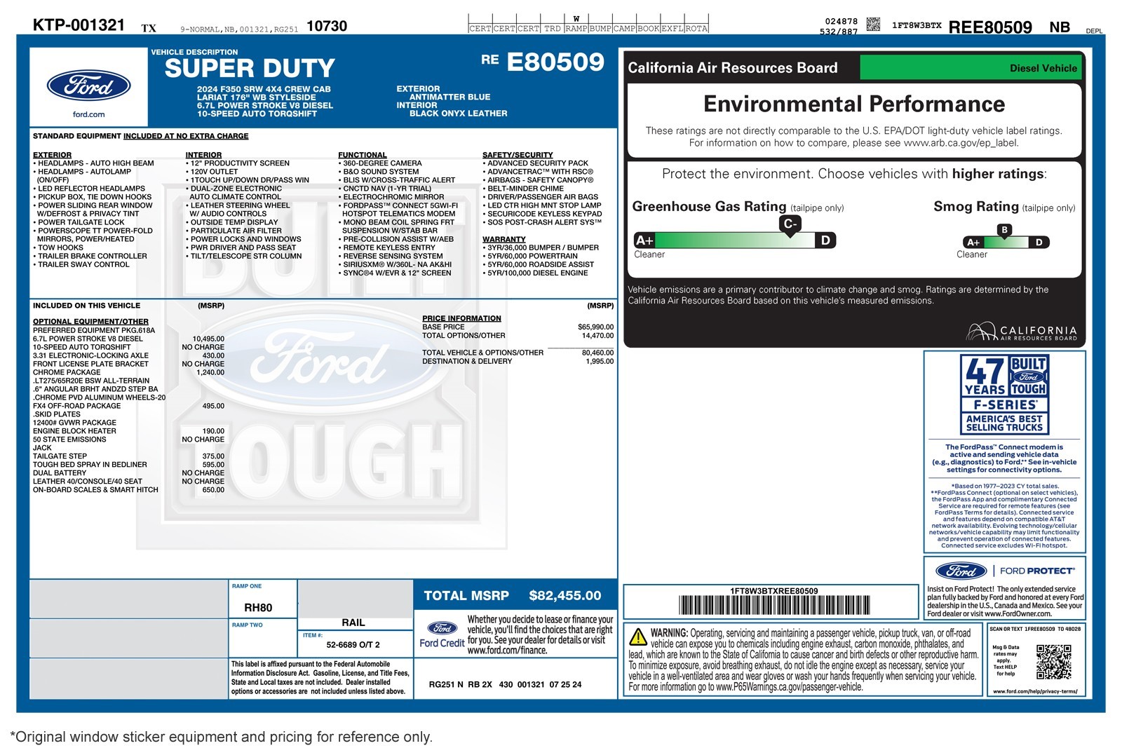 Used 2024 Antimatter Blue Metallic Ford LARIAT image 25