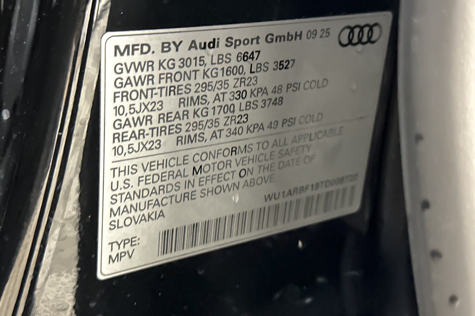 New 2026 Mythos Black Metallic Audi performance quattro image 24