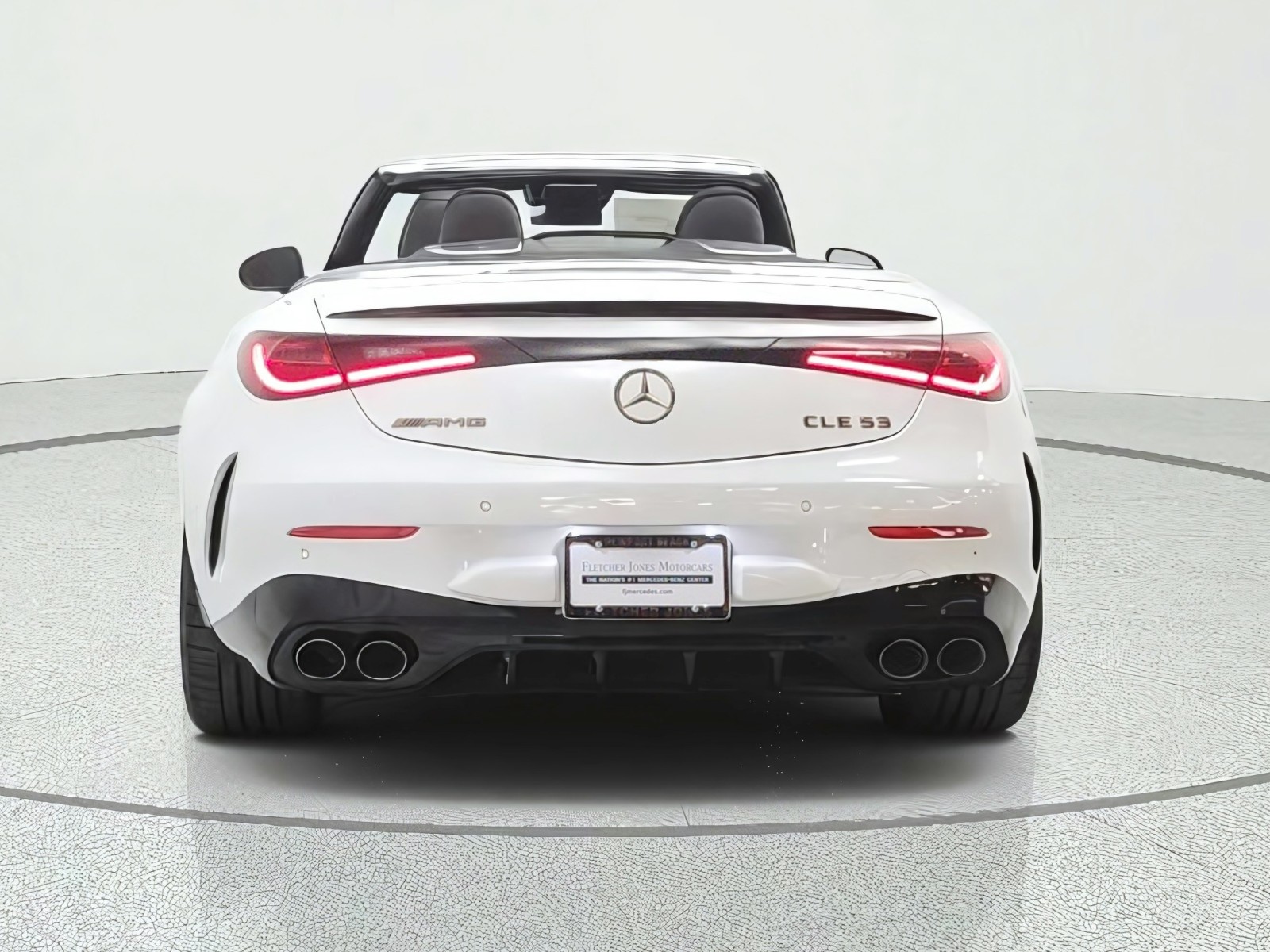New 2027 MANUFAKTUR Moonlight White Metallic Mercedes-Benz AMG® CLE 53 4MATIC+ Cabriolet image 6