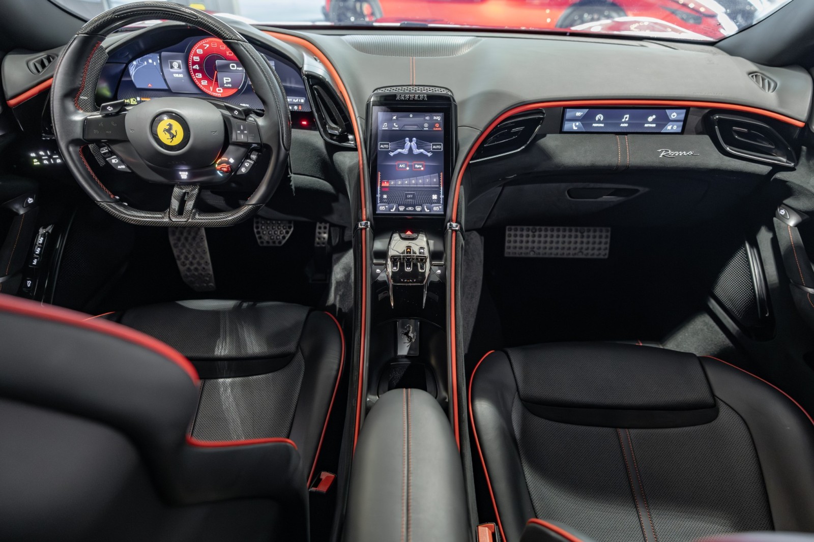 Used Car 2021 Ferrari Roma  - Passenger Display - Rosso Scuderia - $280,143 Msrp - Full Car Ppf For Sale Under $200,000 In Boerne, Texas