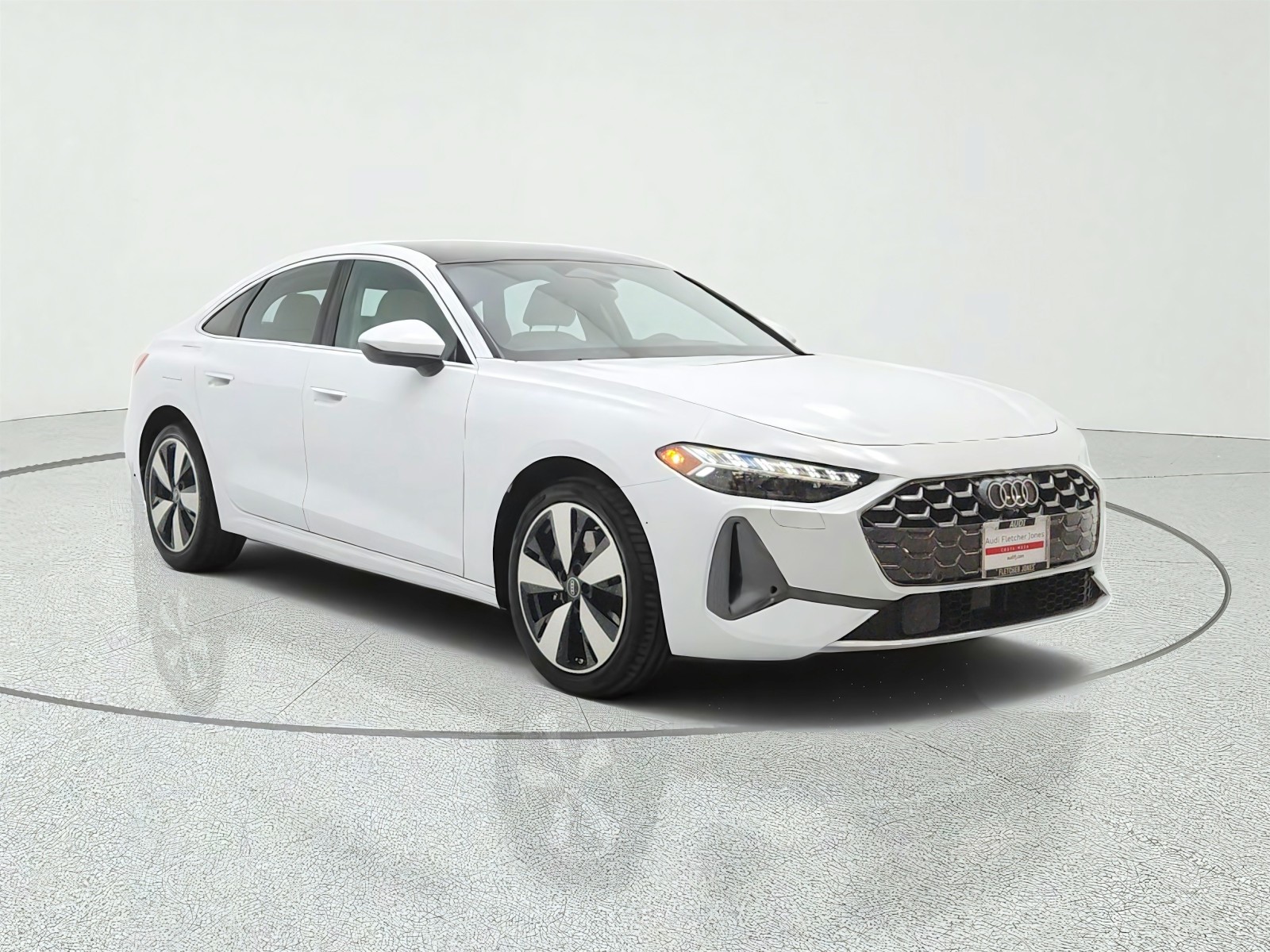 Used 2025 Glacier White Metallic Audi Premium Plus image 3