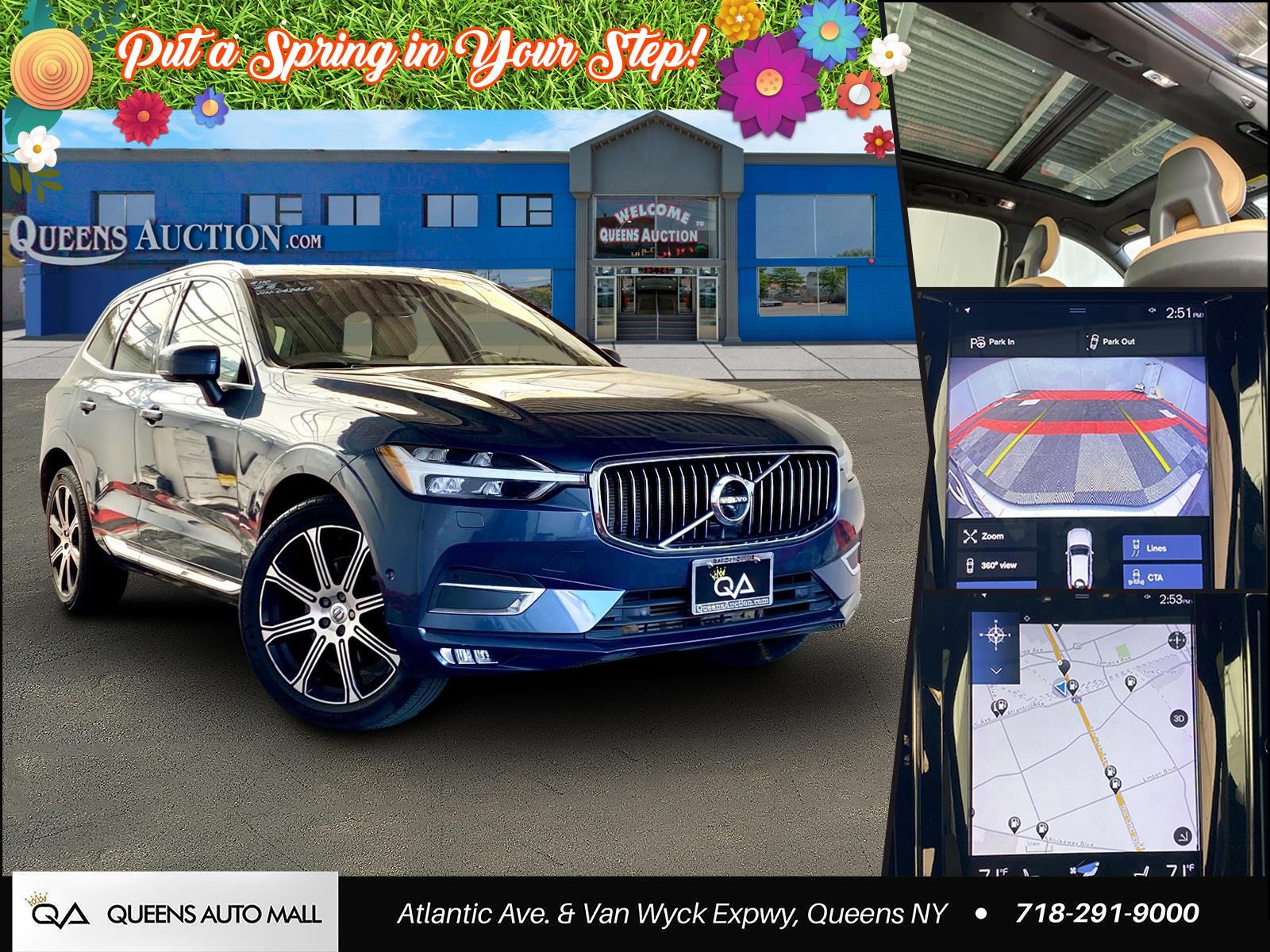 Denim Blue Metallic 2018 Volvo XC60 T5 Inscription AWD SUV / Crossover All-Wheel Drive Automatic