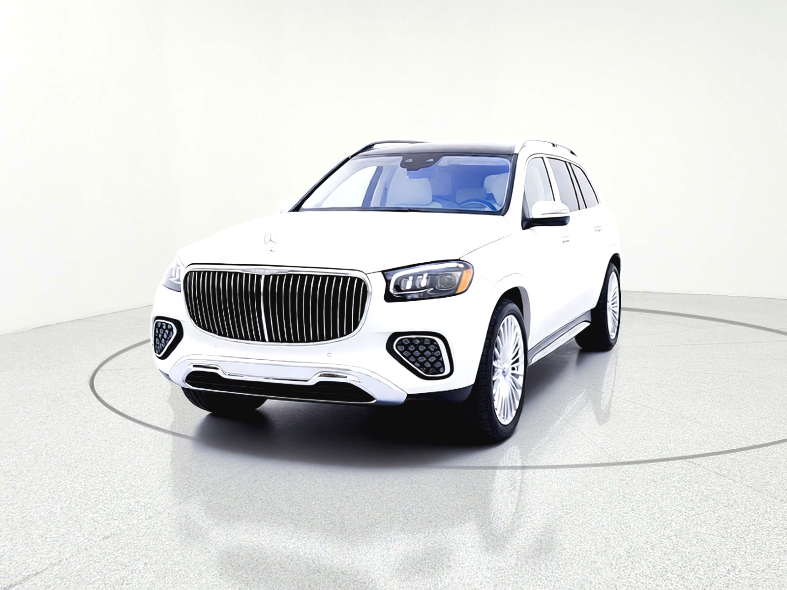 New 2026 MANUFAKTUR Moonlight White Metallic Mercedes-Benz Maybach GLS 600 image 2