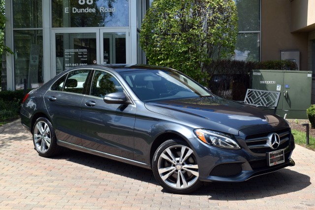 2015 Mercedes-Benz C-Class C300 4MATIC AWD Navi Pano Moonroof Keyless GO Burmester Prem Sound Heated Front Seats Rear View Camera MSRP $49,415 3