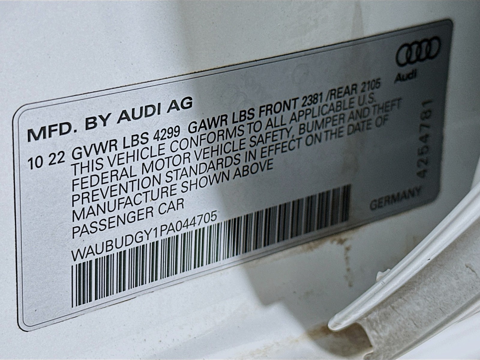 Used 2023 Glacier White Metallic Audi Premium Plus image 24