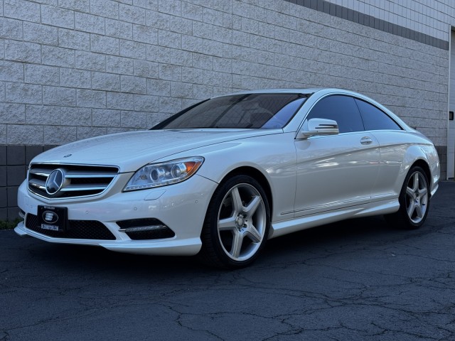 Diamond White Metallic 2014 Mercedes-Benz CL-Class CL 550 4MATIC Coupe All-Wheel Drive Automatic