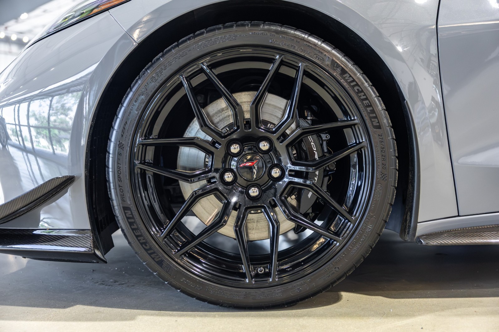 Used Car 2024 Chevrolet Corvette  3lz - Carbon Fiber Aero Package - Sea Wolf Gray Tricoat Paint - One Owner For Sale Under $130,000 In Boerne, Texas