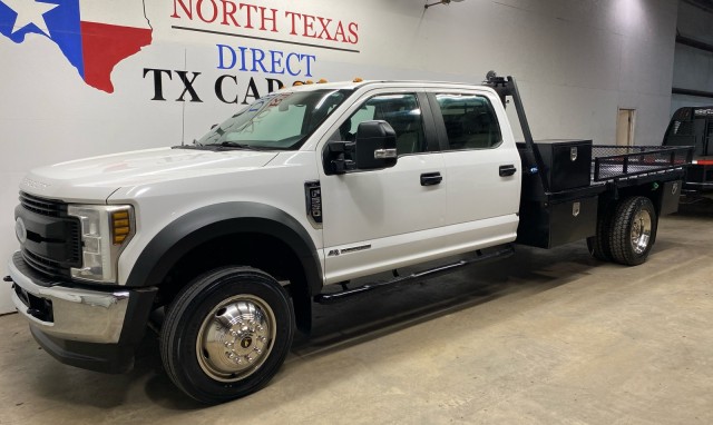 2018  Super Duty F-550 DRW XL 4x4 Diesel Dually Flat Bed Crew Camera Tow Bluetooth in , 