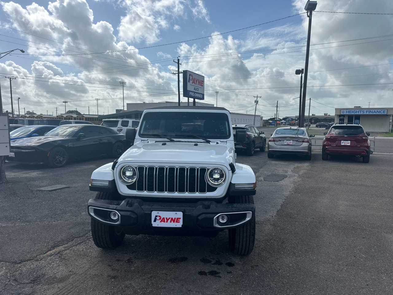 Bright White Clearcoat 2024 Jeep Wrangler Sahara 4-Door 4WD SUV / Crossover Four-Wheel Drive