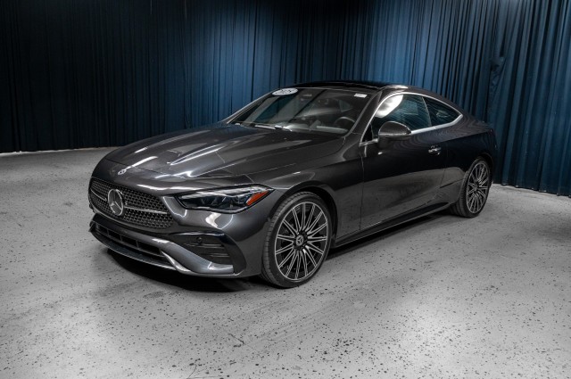 Gray (Graphite Grey Metallic) 2025 Mercedes-Benz CLE 300 4MATIC Coupe All-Wheel Drive Automatic