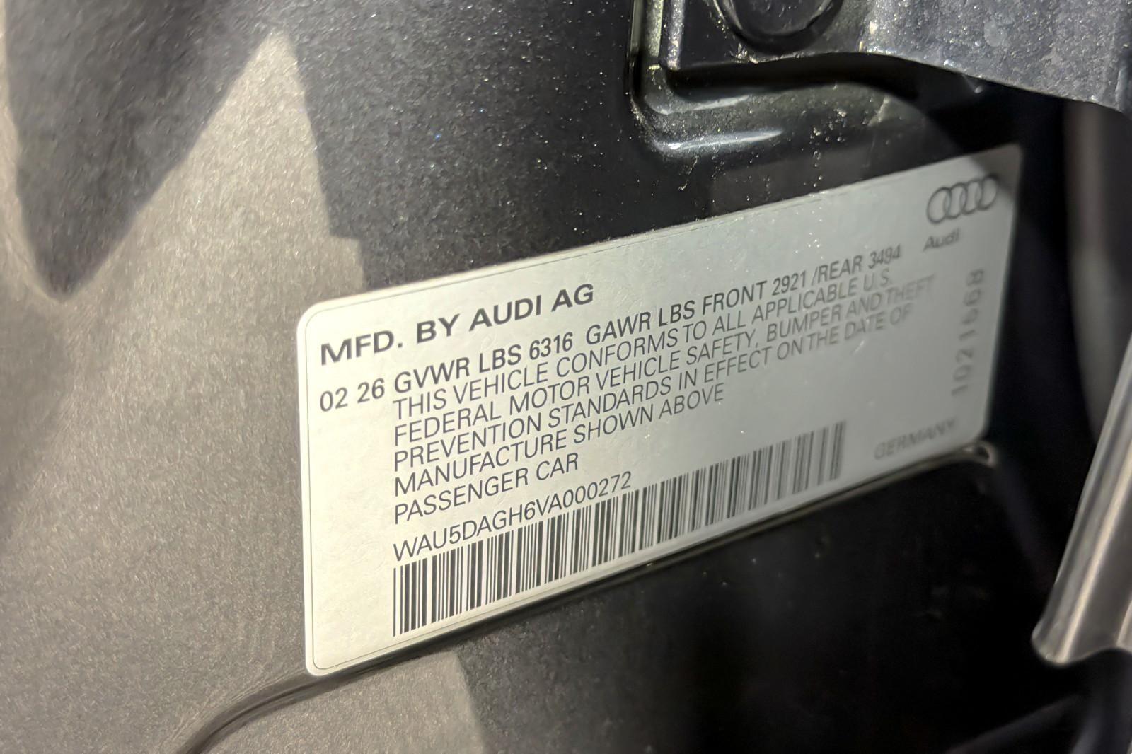 New 2027 Daytona Gray Pearl Effect Audi Premium Plus quattro image 26