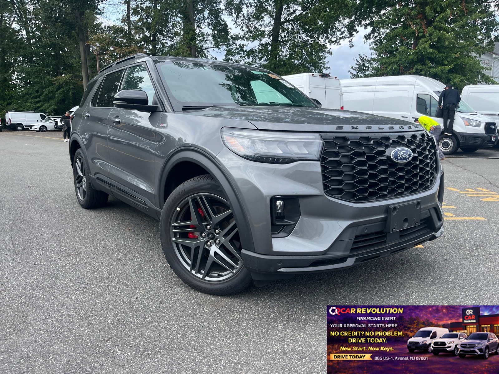 Carbonized Gray Metallic 2025 Ford Explorer SUV / Crossover All-Wheel Drive Automatic