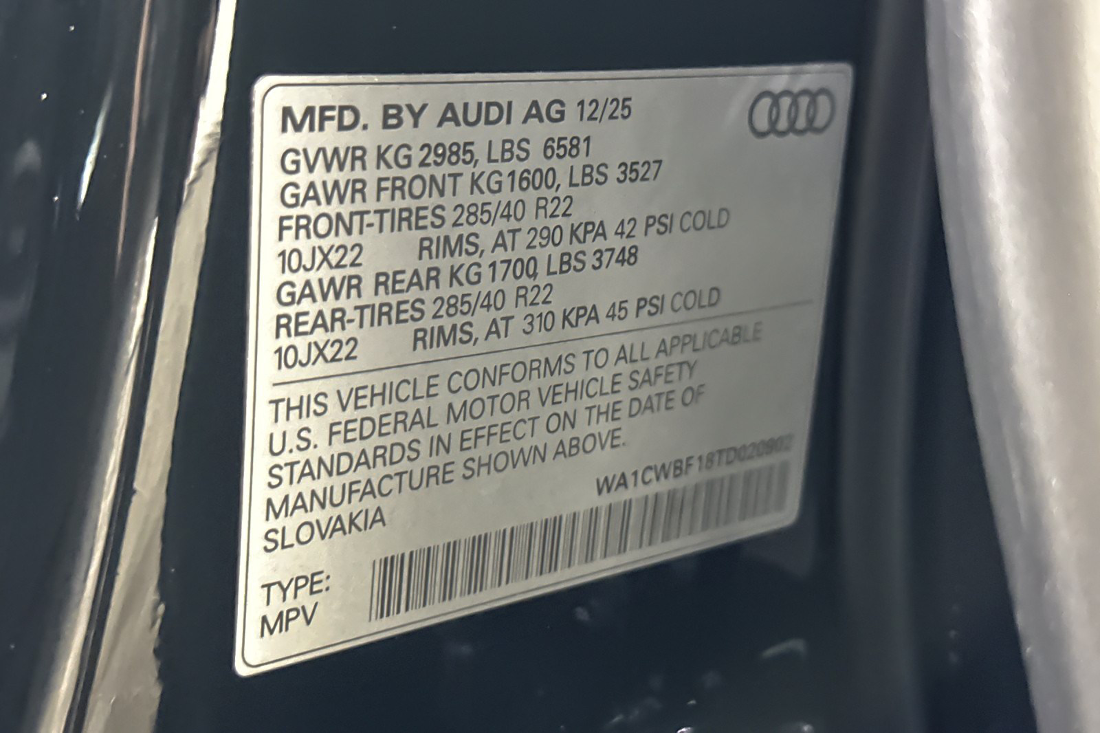 New 2026 Mythos Black Metallic Audi Prestige quattro image 24