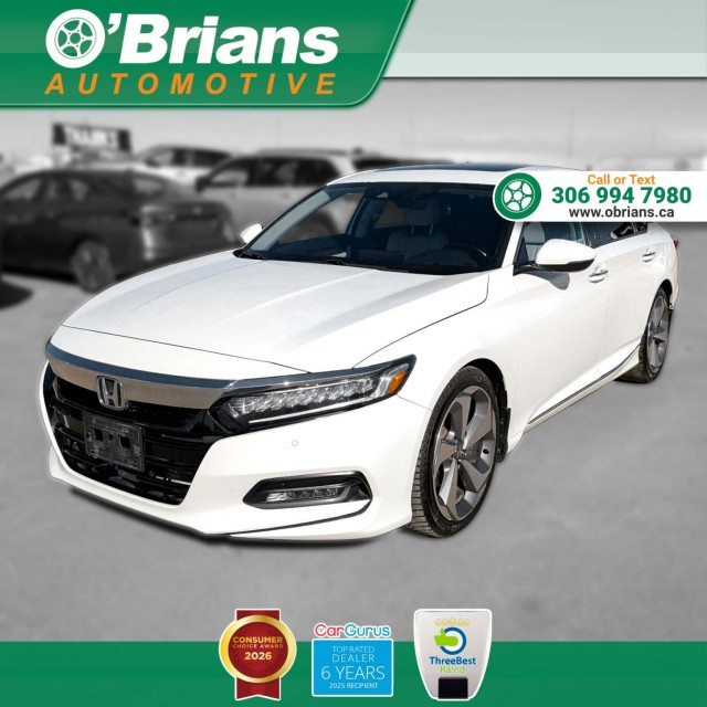 White 2020 Honda Accord Sedan  Automatic