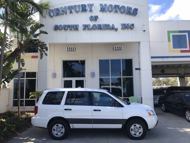 2004 Honda Pilot LX 1-Owner Clean CarFax Low Miles in pompano beach, Florida