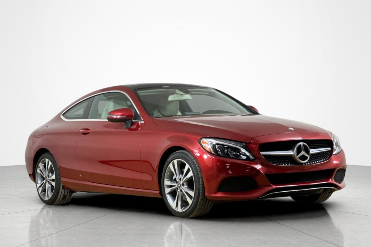 Used 2017 designo Cardinal Red Metallic Mercedes-Benz C 300 image 7