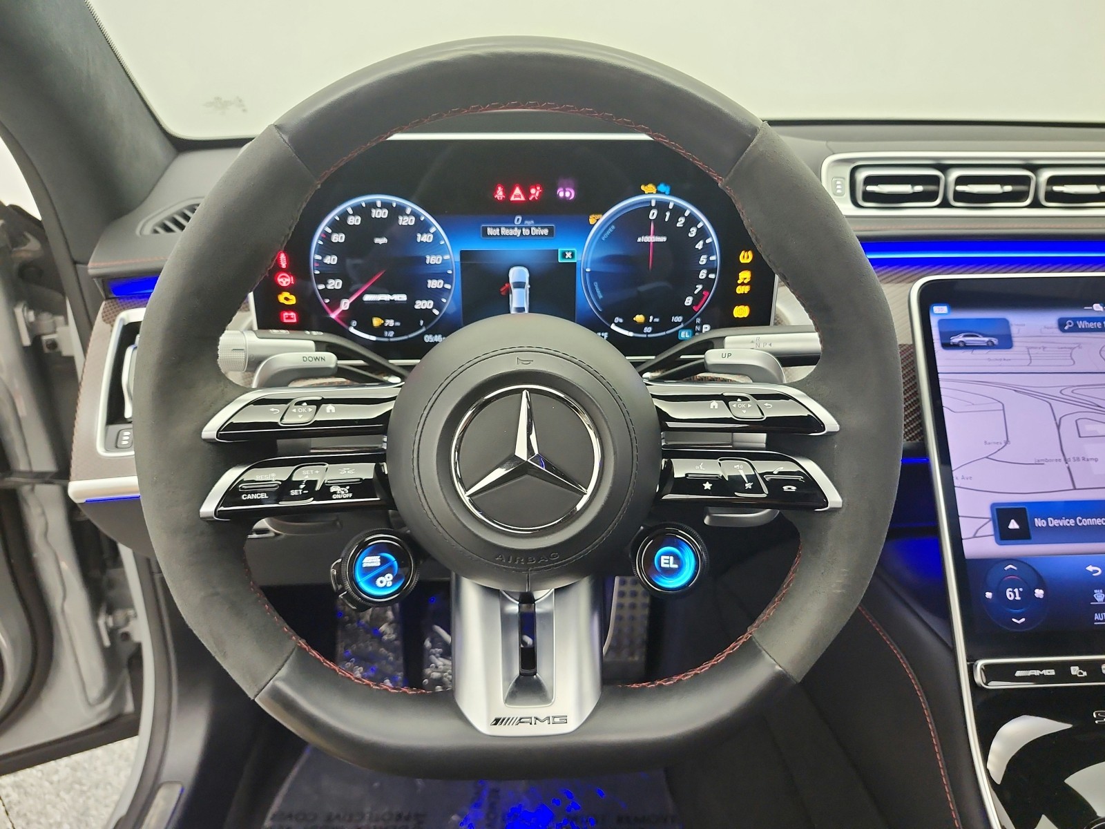 Used 2024 MANUFAKTUR Alpine Grey Mercedes-Benz AMG® S 63 E 4MATIC Sedan image 14