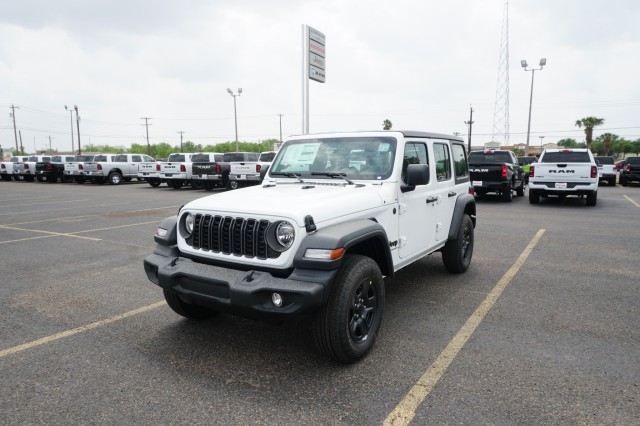 Bright White Clear Coat 2026 Jeep Wrangler Sport 4-Door 4WD SUV / Crossover Four-Wheel Drive