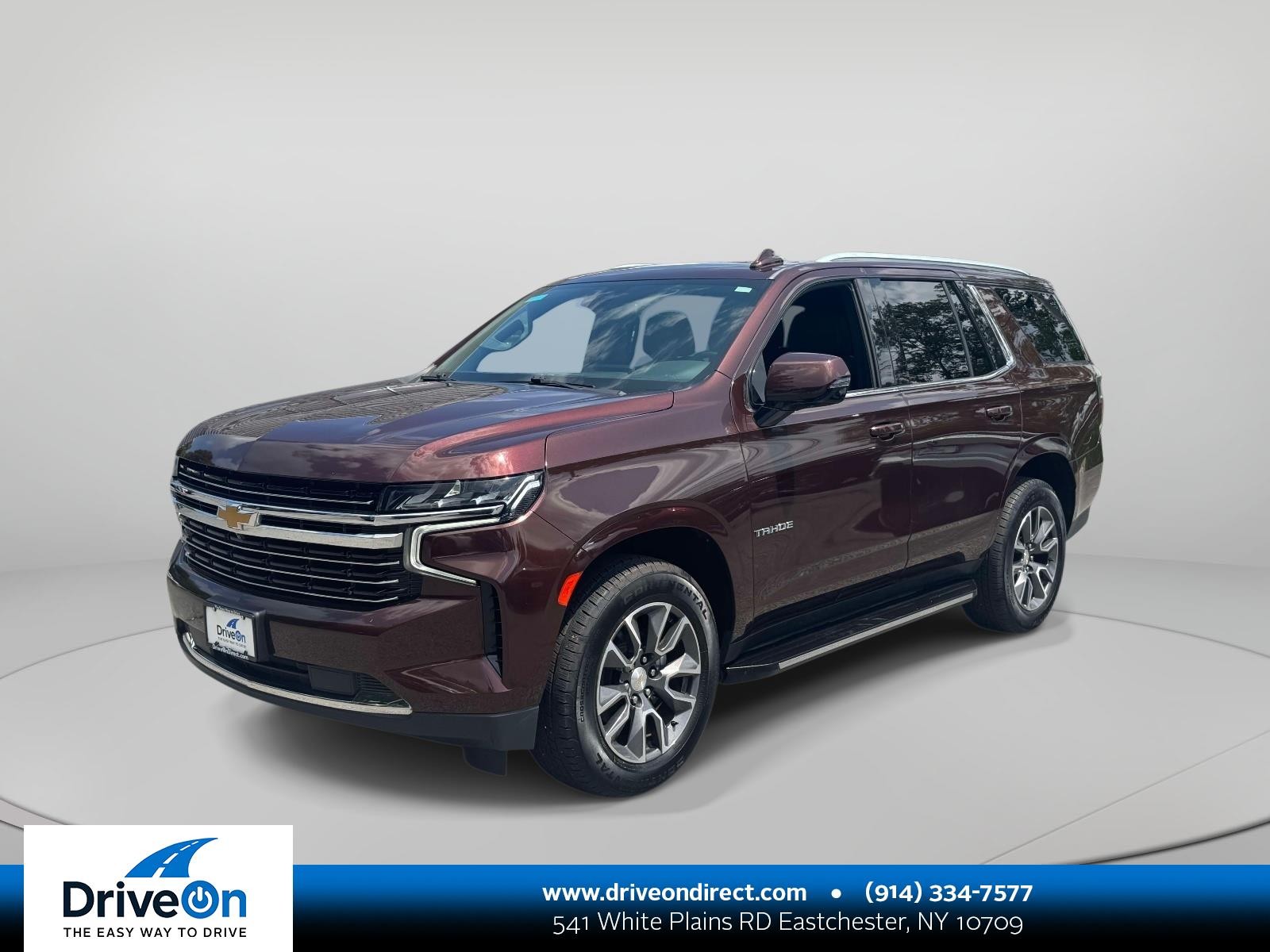 Orange 2022 Chevrolet Tahoe SUV / Crossover Four-Wheel Drive Automatic