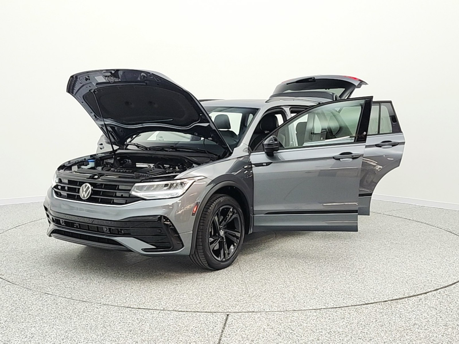 Used 2024 Platinum Gray Metallic Volkswagen 2.0T SE R-Line Black FWD image 9