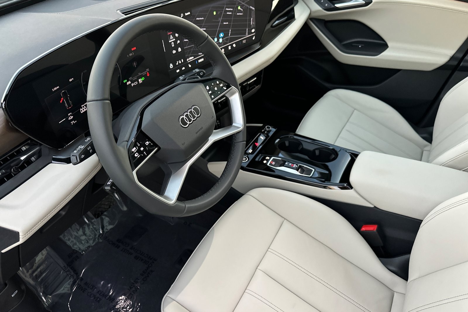 New 2025 Glacier White Metallic Audi Premium quattro image 9