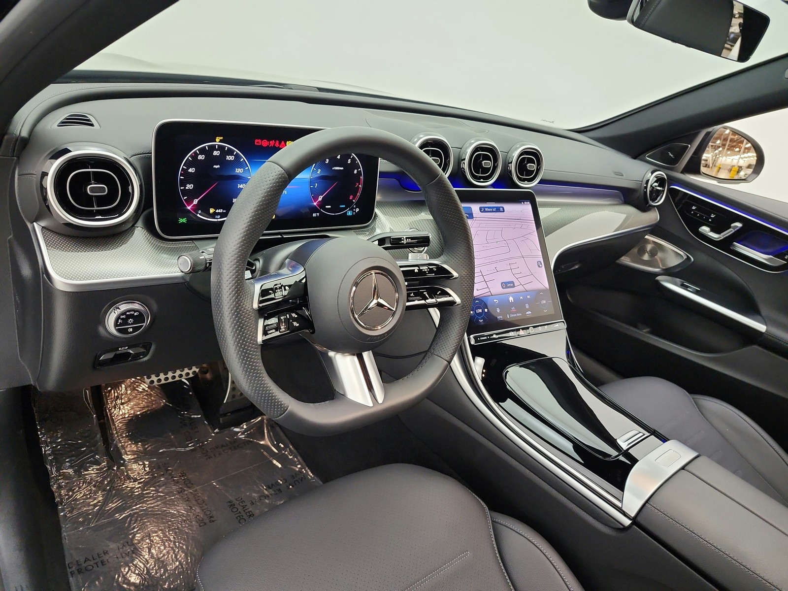 Used 2024 Obsidian Black Metallic Mercedes-Benz C 300 Sedan image 9