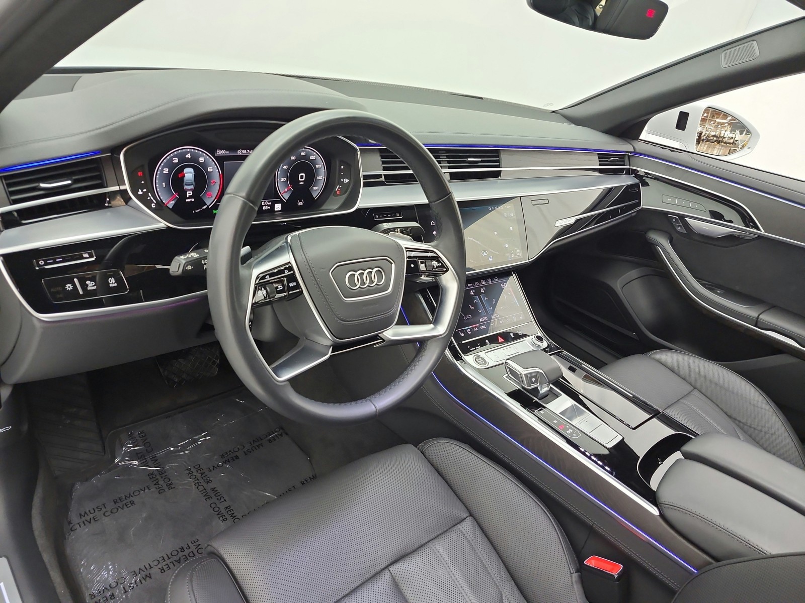 Used 2023 Glacier White Metallic Audi L 55 TFSI quattro image 9