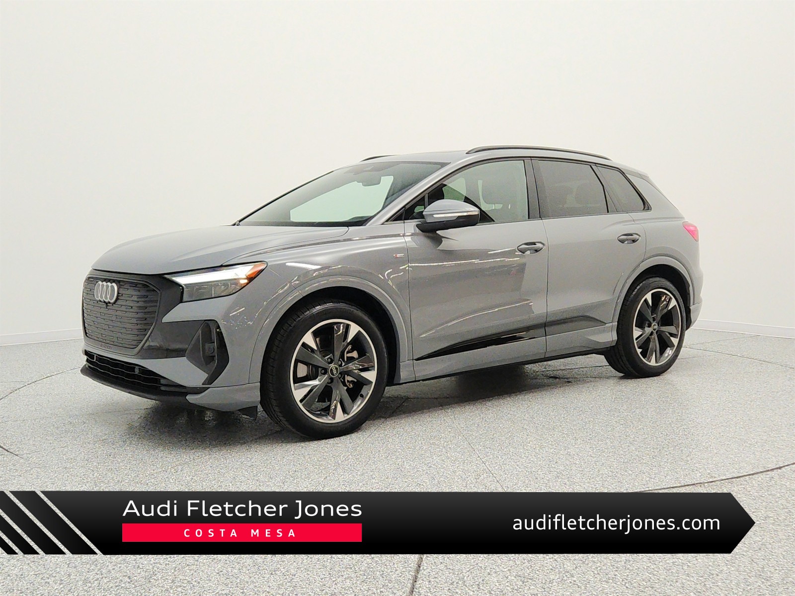 Pebble Gray 2024 Audi Q4 e-tron quattro Premium 55 SUV / Crossover All-Wheel Drive Automatic