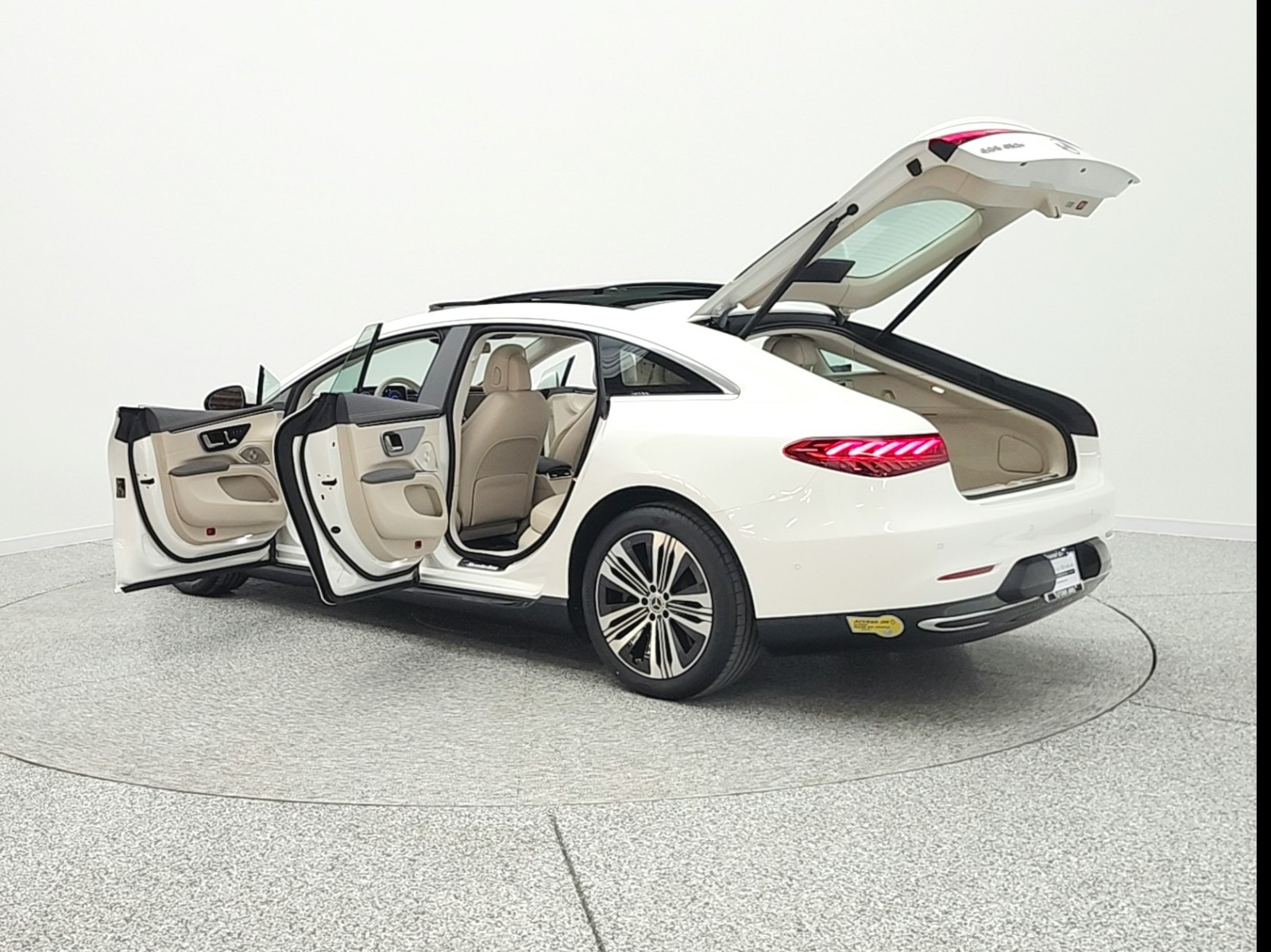 Certified Used 2022 Polar White Mercedes-Benz EQS 450+ Sedan image 20