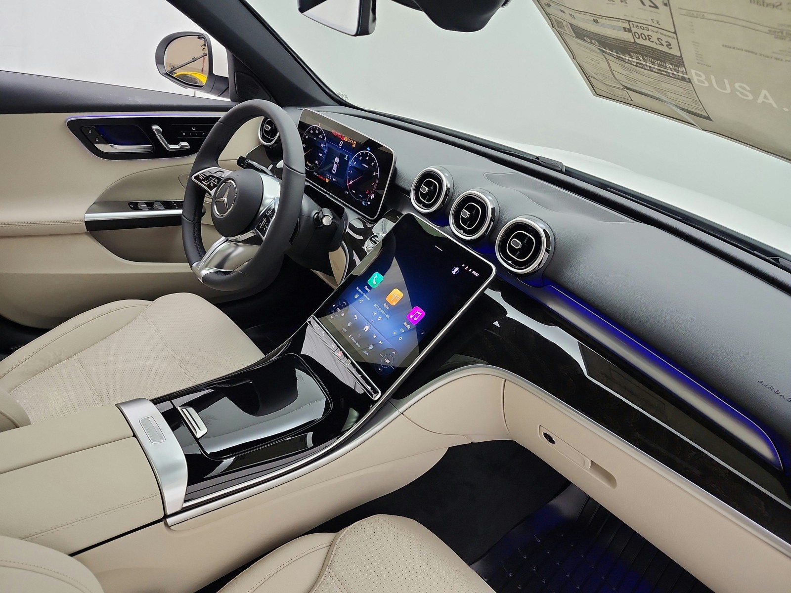 New 2026 Polar White Mercedes-Benz C 300 4MATIC® Sedan image 14