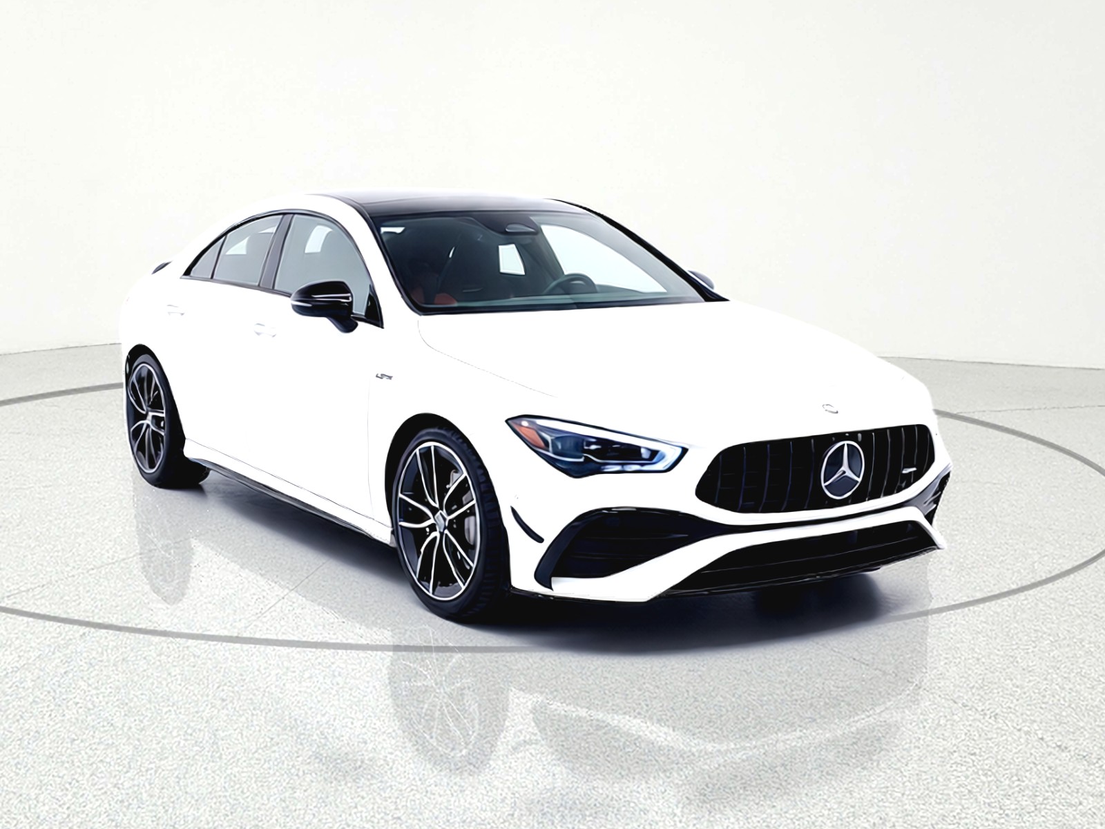 Certified Used 2025 Polar White Mercedes-Benz AMG® CLA 35 4MATIC Coupe image 7